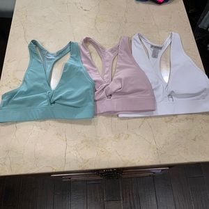 3 deep v  Sports Bras